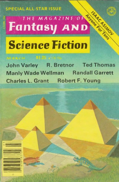 Cover image of The Magazine of Fantasy and Science Fiction, March 1978