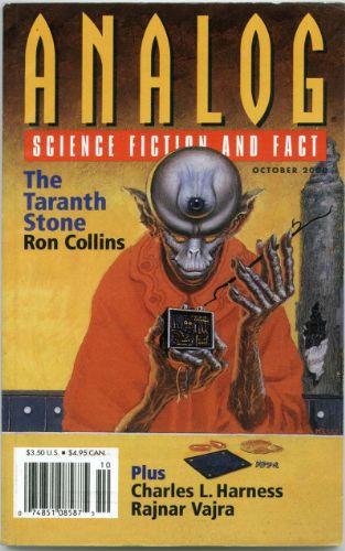 Cover image of Analog Science Fiction and Fact, October 2000