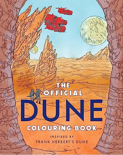 Cover image of The Official Dune Colouring Book