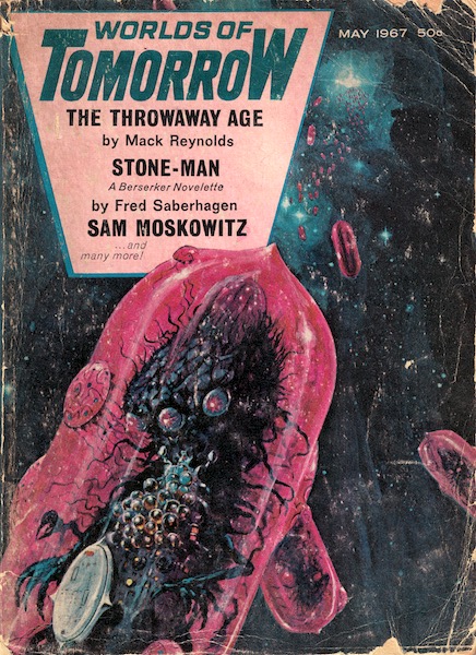 Cover image of Worlds of Tomorrow, May 1967